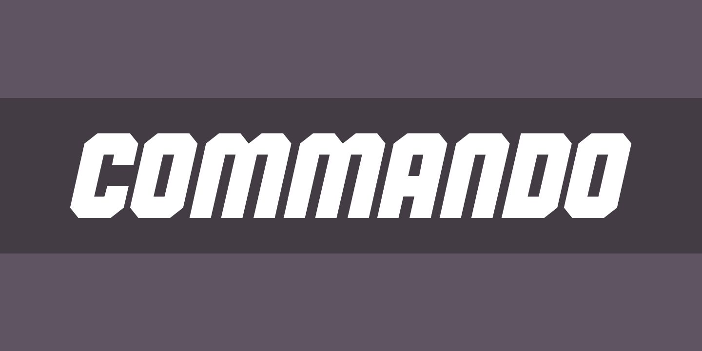 Font Commando