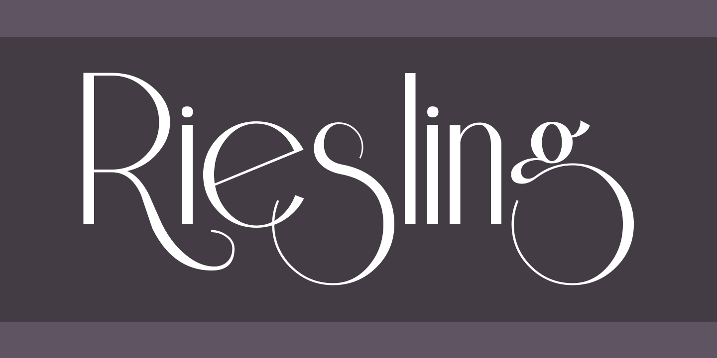 Font Riesling