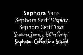 Font Sephora Sans