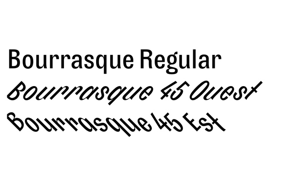 Font Bourrasque
