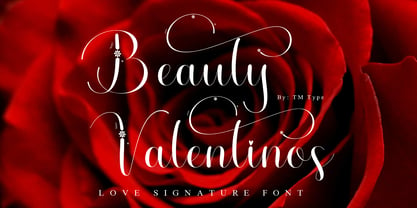 Font Beauty Valentinos