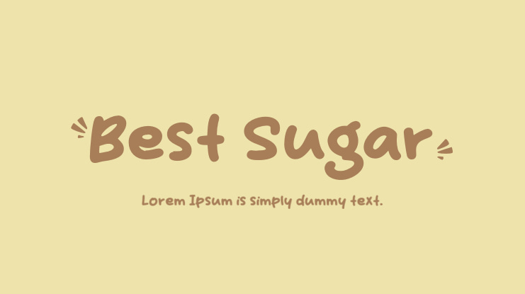 Font Best Sugar