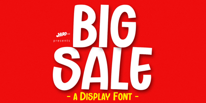 Font Big Sale