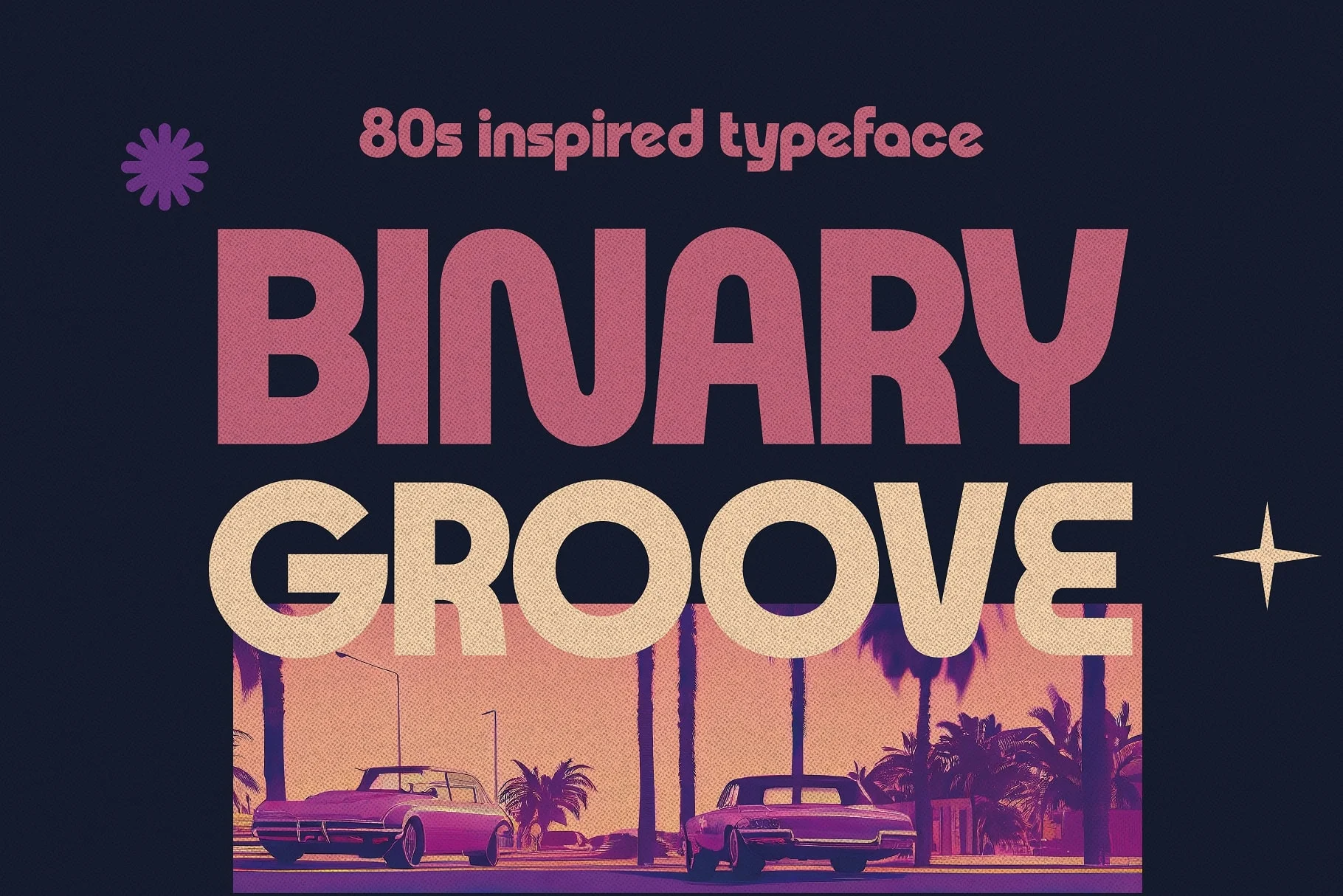 Font Binary Groove