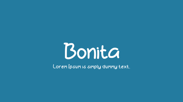 Font Bonita