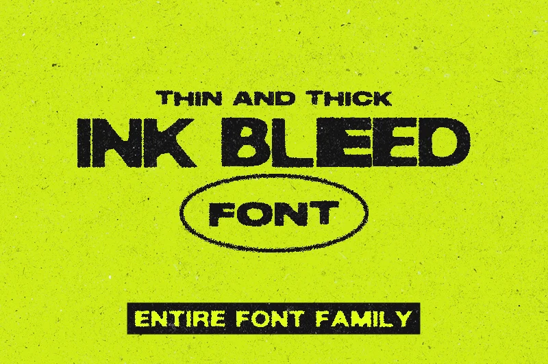 Font Ink Bleed