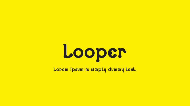 Font Looper