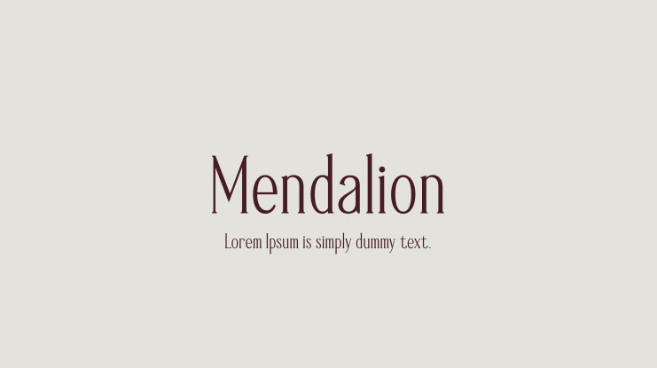 Font Mendalion