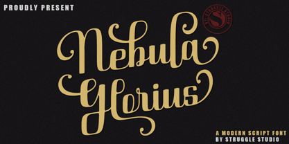 Font Nebula Glorius