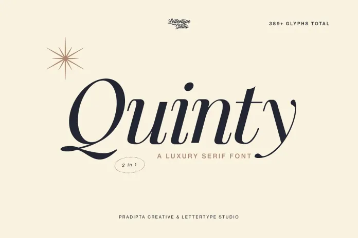 Font Quinty