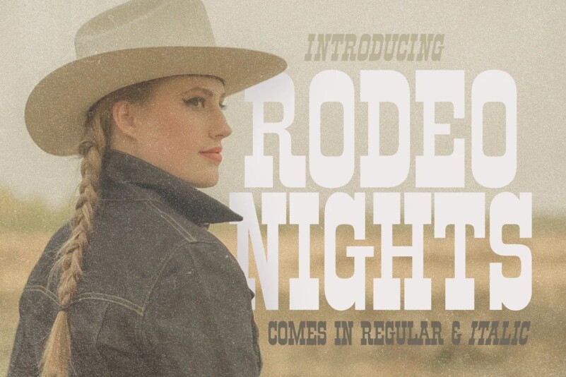 Font Rodeo Nights