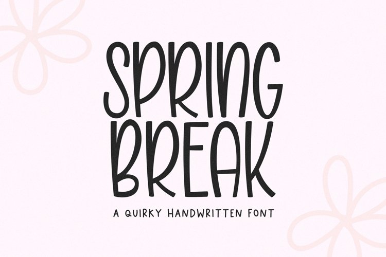 Font Spring Break