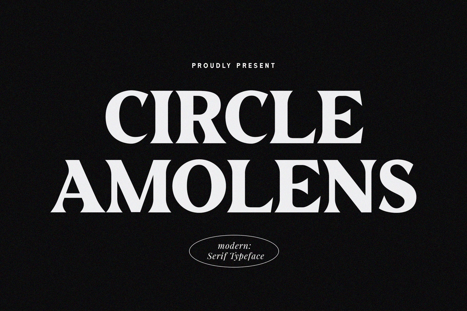 Font Circle Amolens