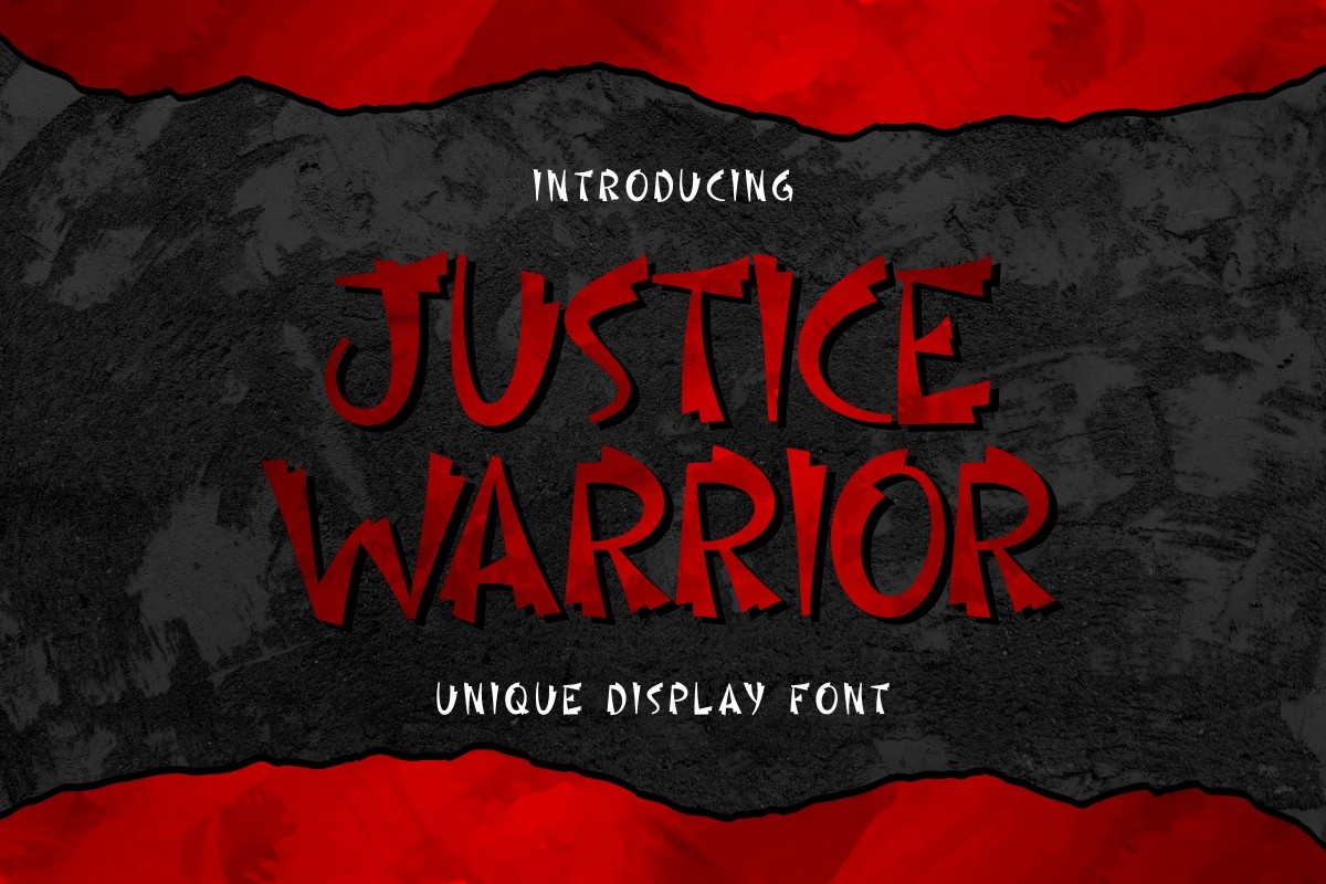 Font Justice Warrior