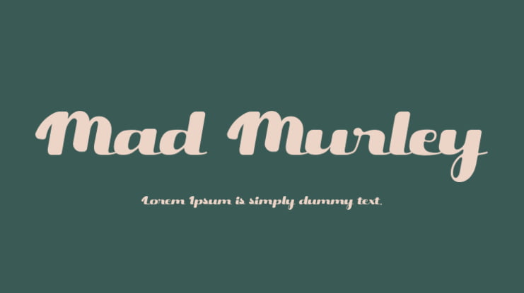 Font Mad Murley
