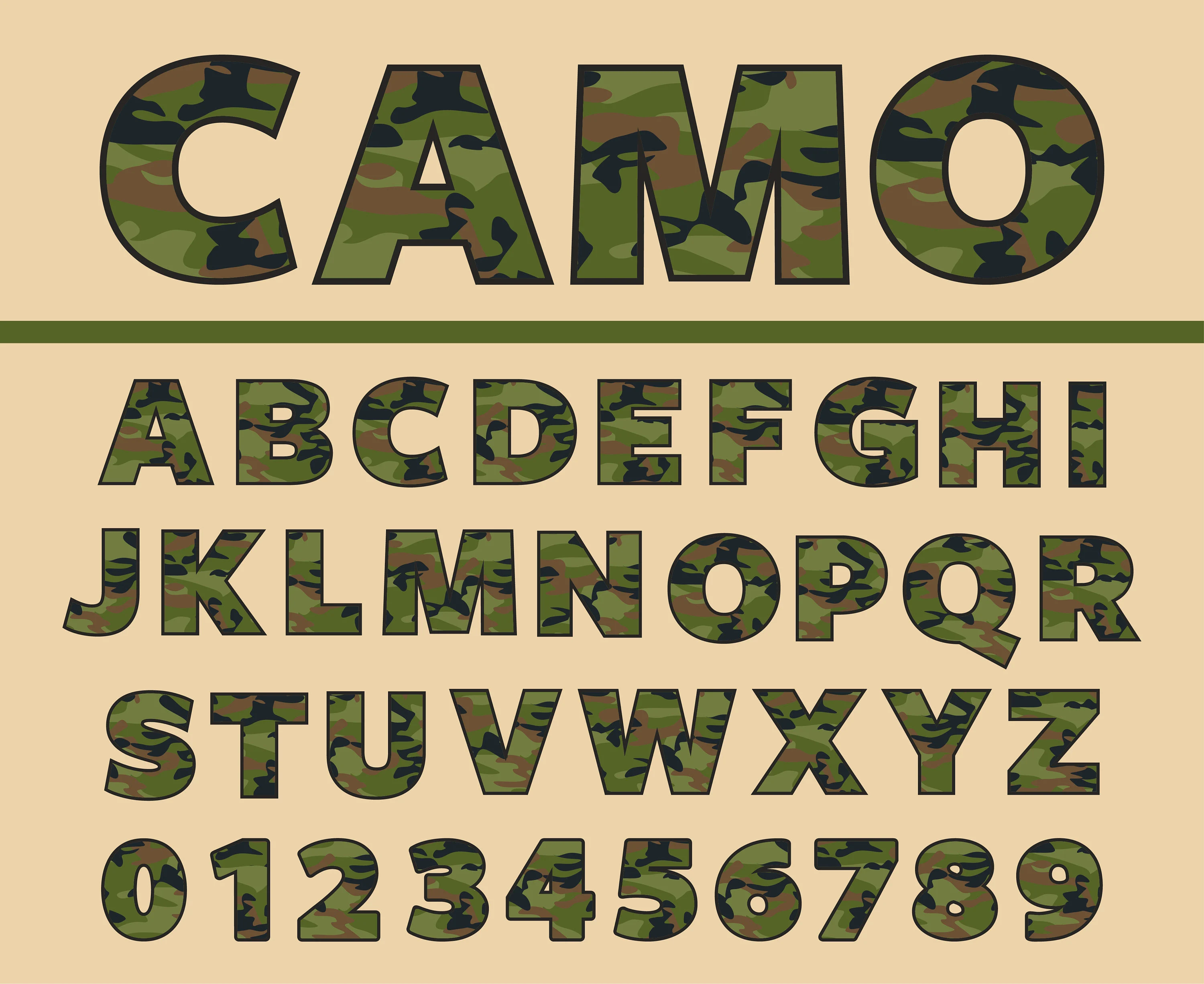 Font Camouflage