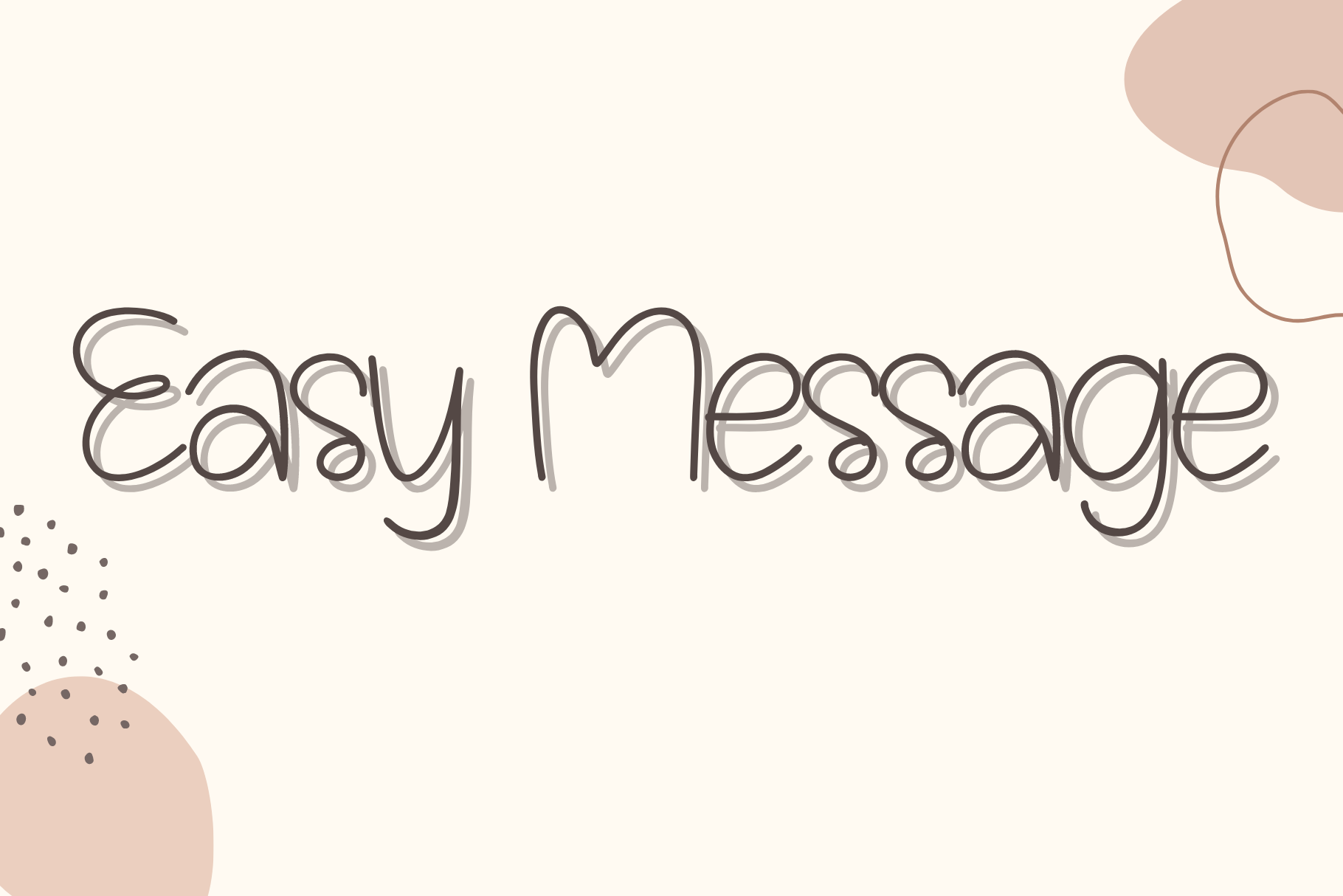 Font Eazy Message