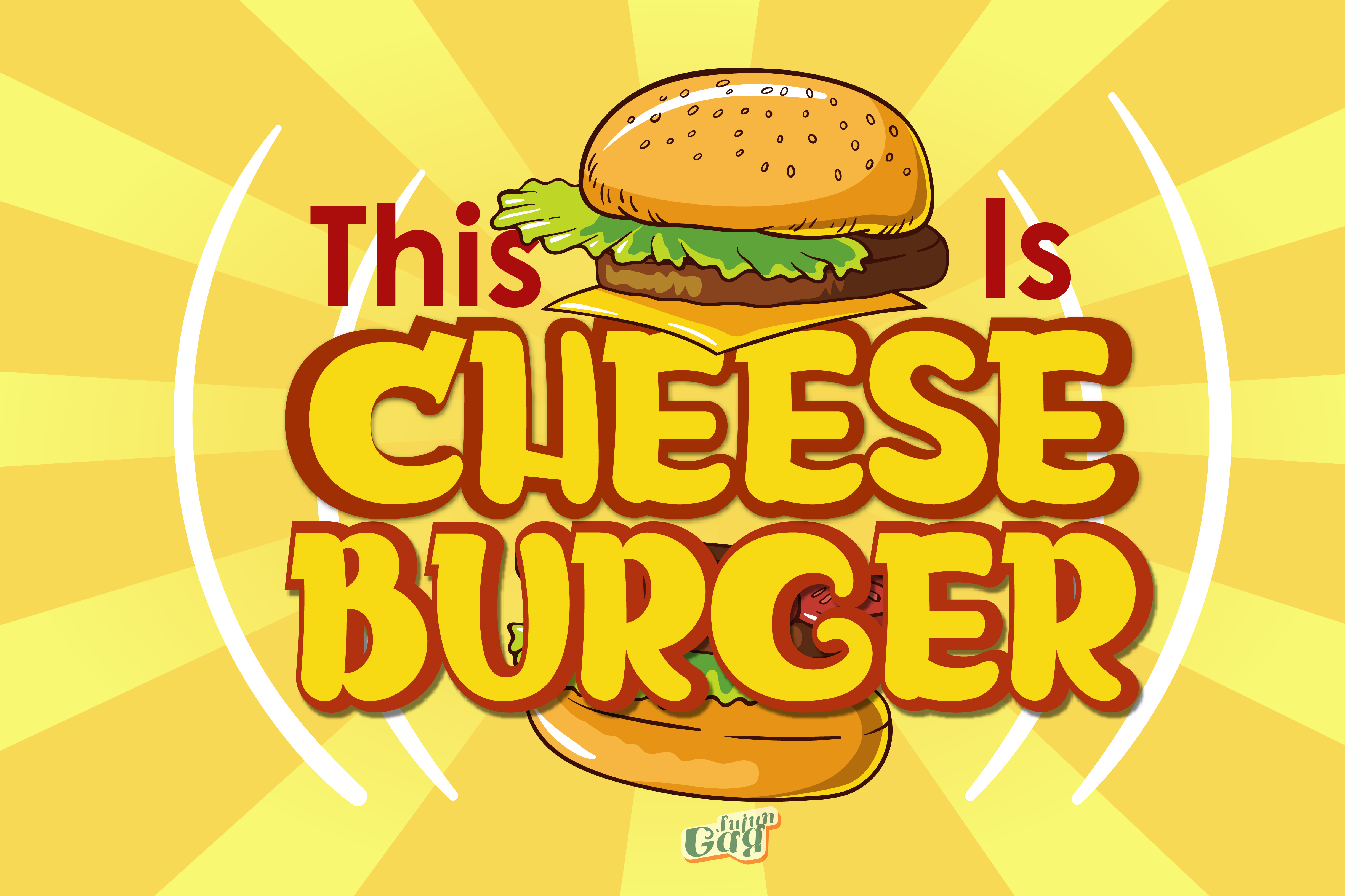 Font Cheese Burger