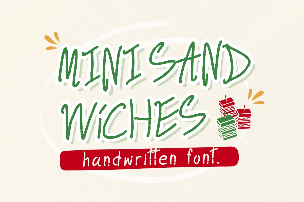 Font Mini Sandwiches