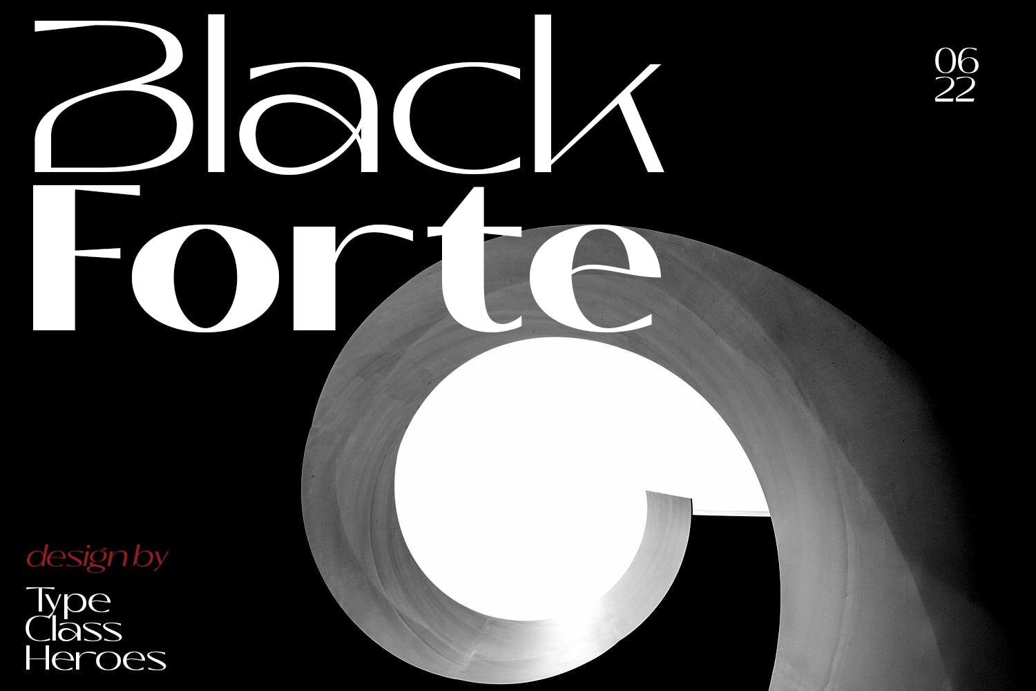 Font Black Forte