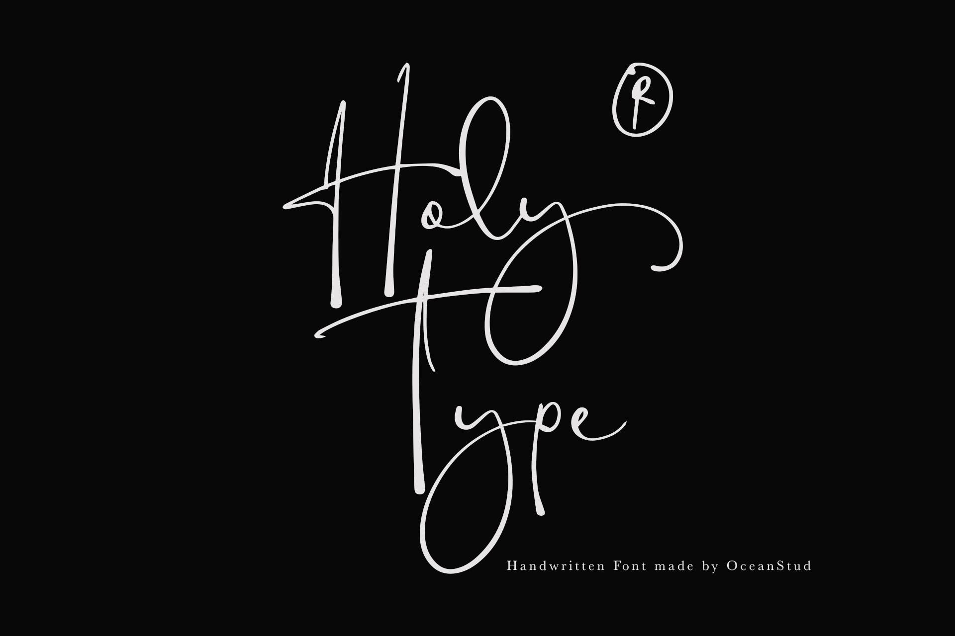 Font Holy Type