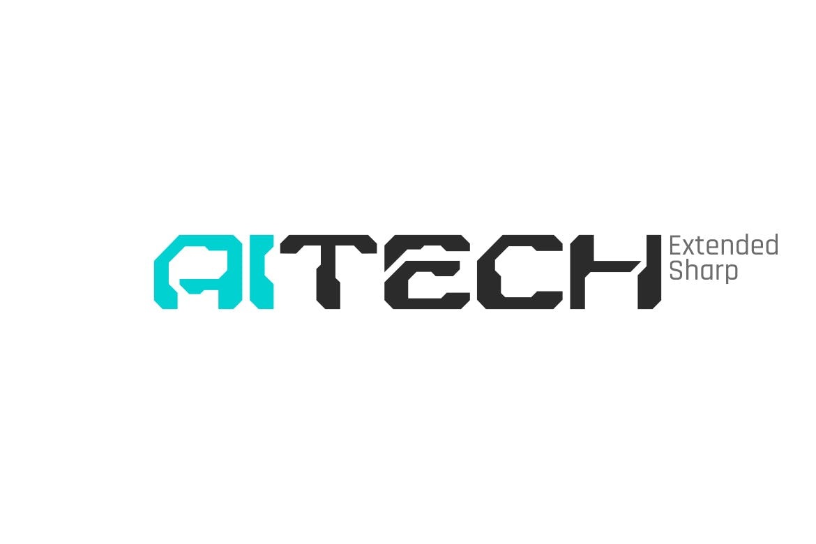 Font AiTech Sharp Extended