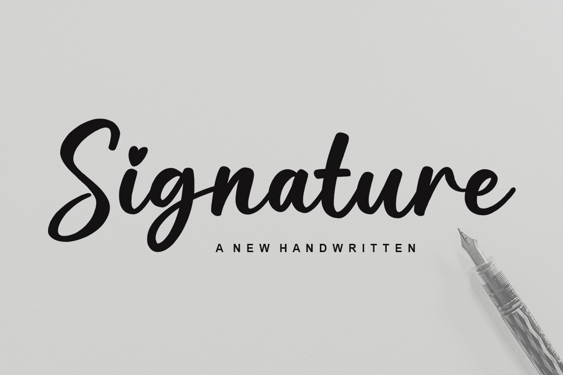 Font Signature