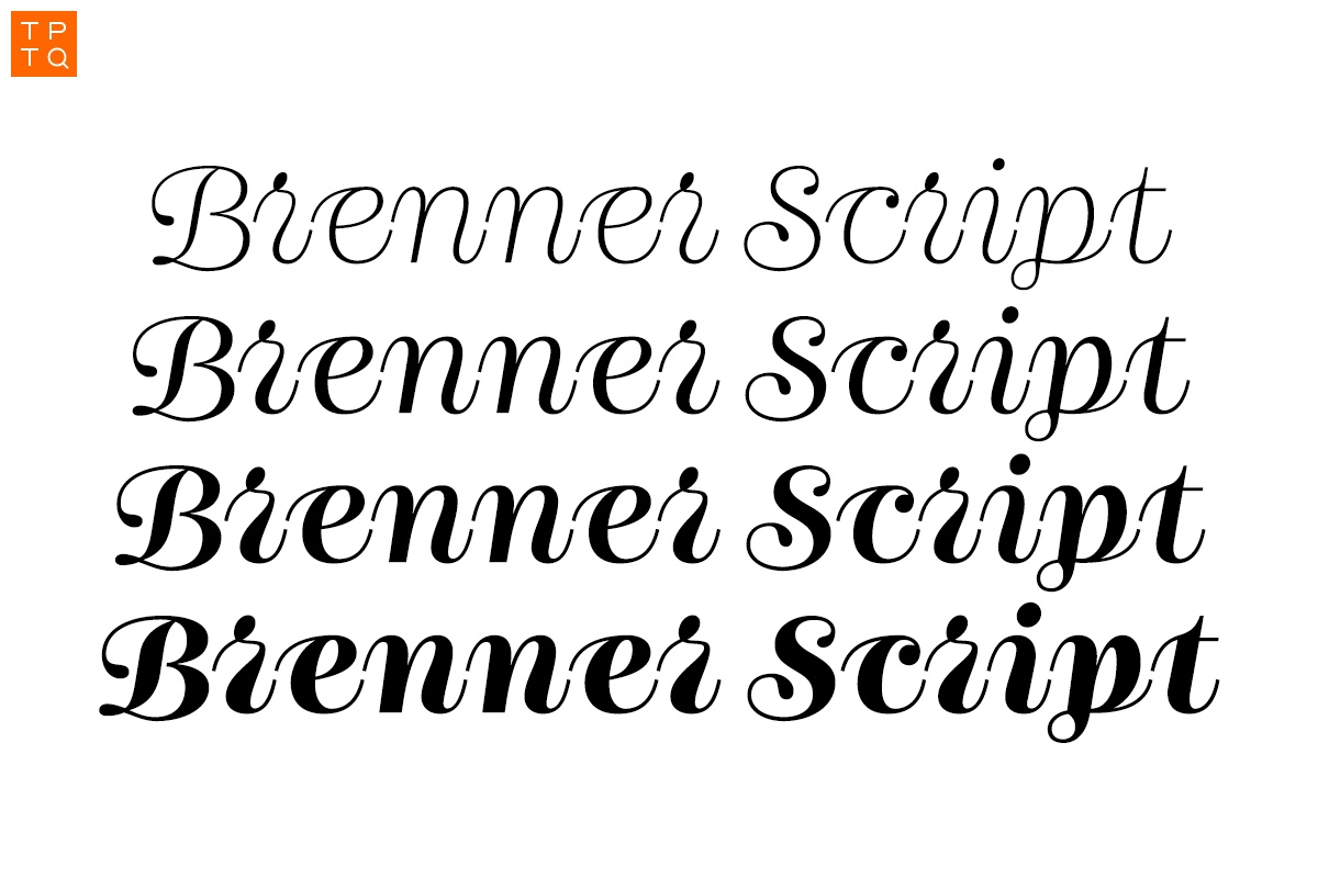 Font Brenner Script