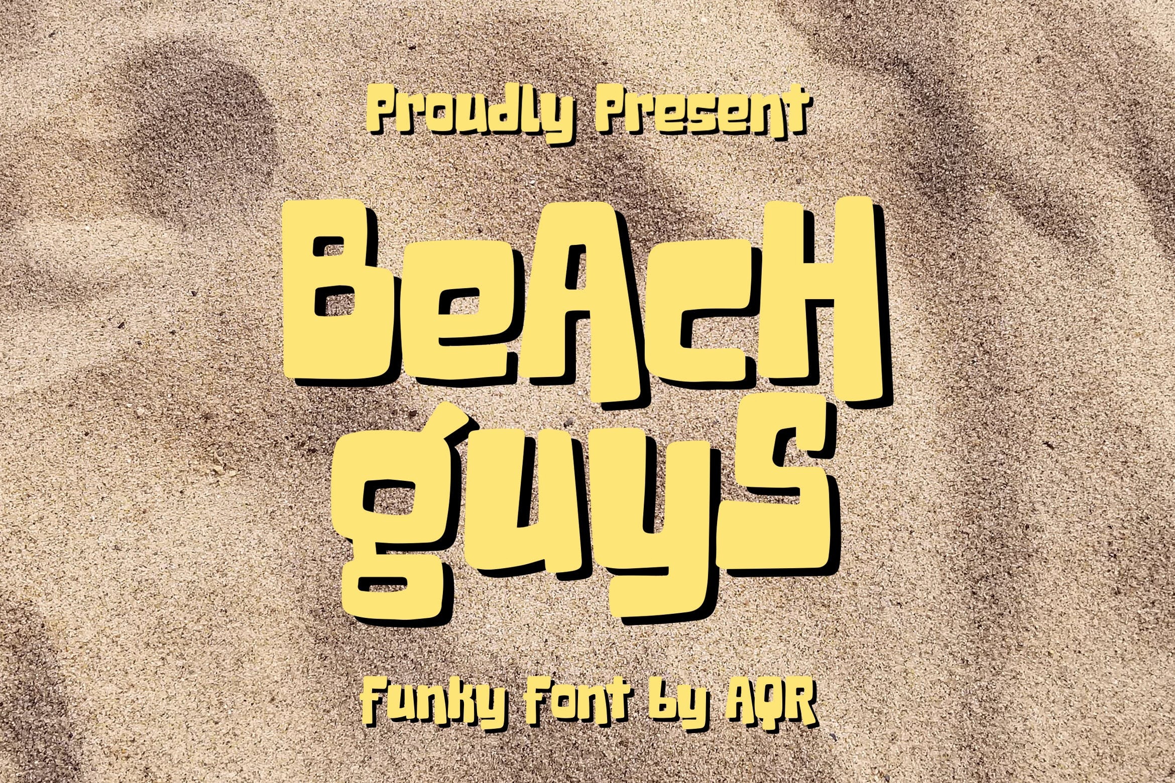 Font Beach Guys