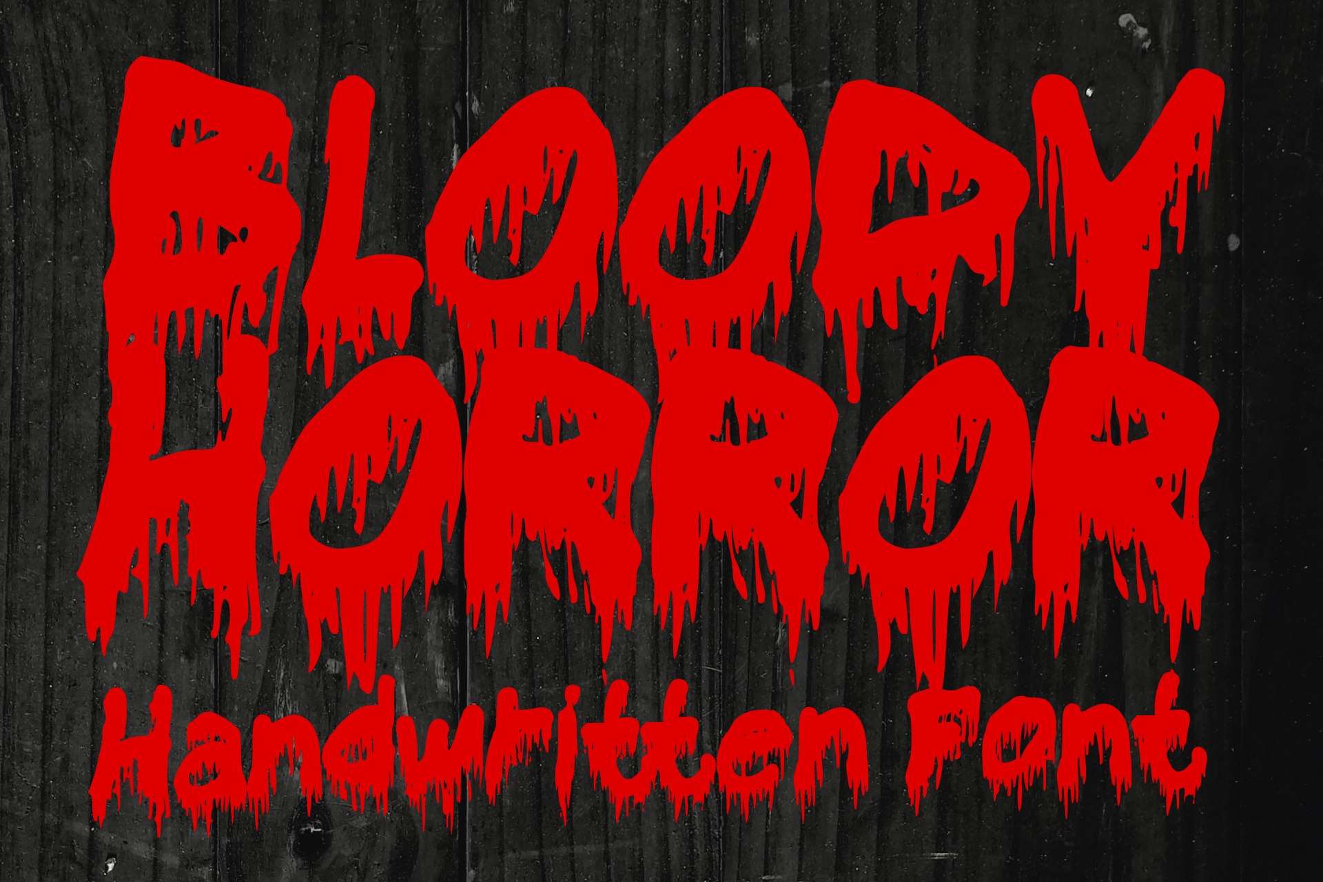 Font Bloody Horror