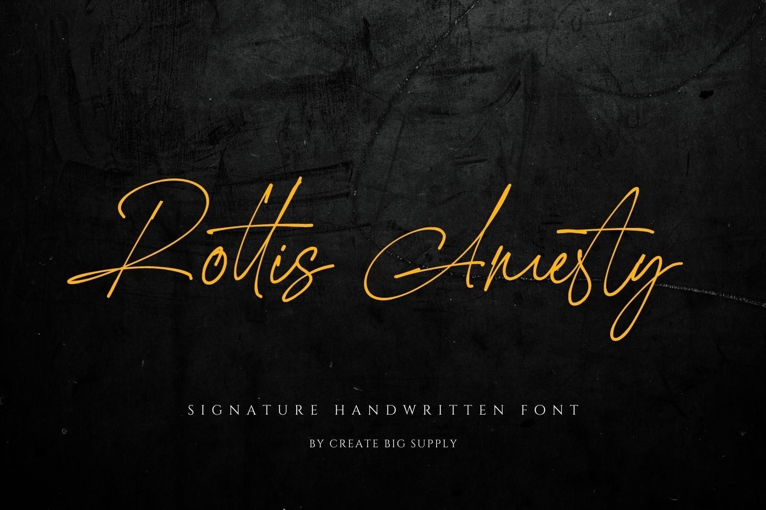 Font Rottis Amesty