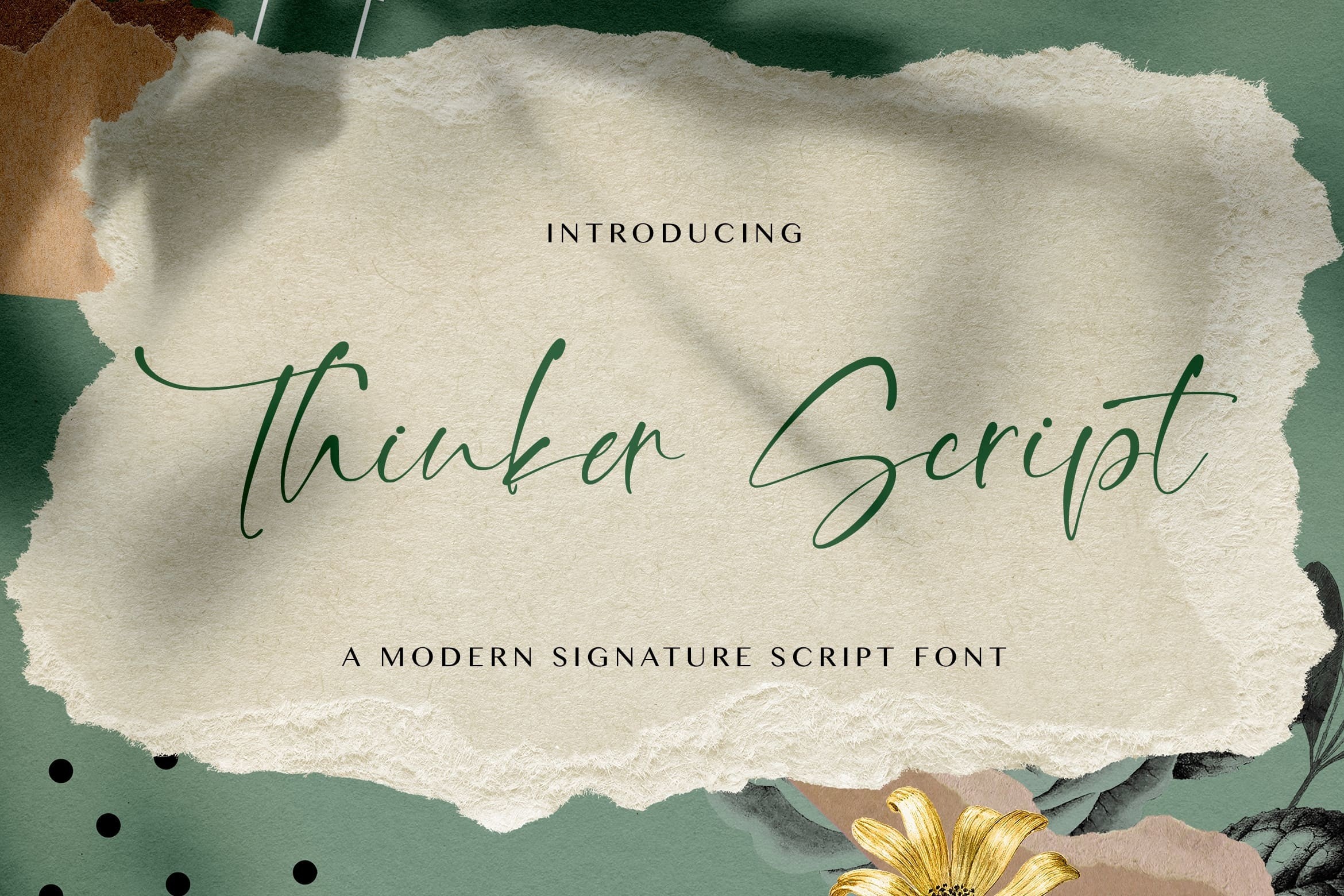 Font Thinker Script