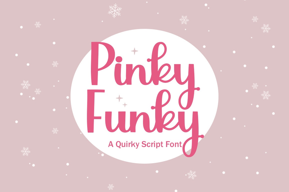Font Pinky Funky