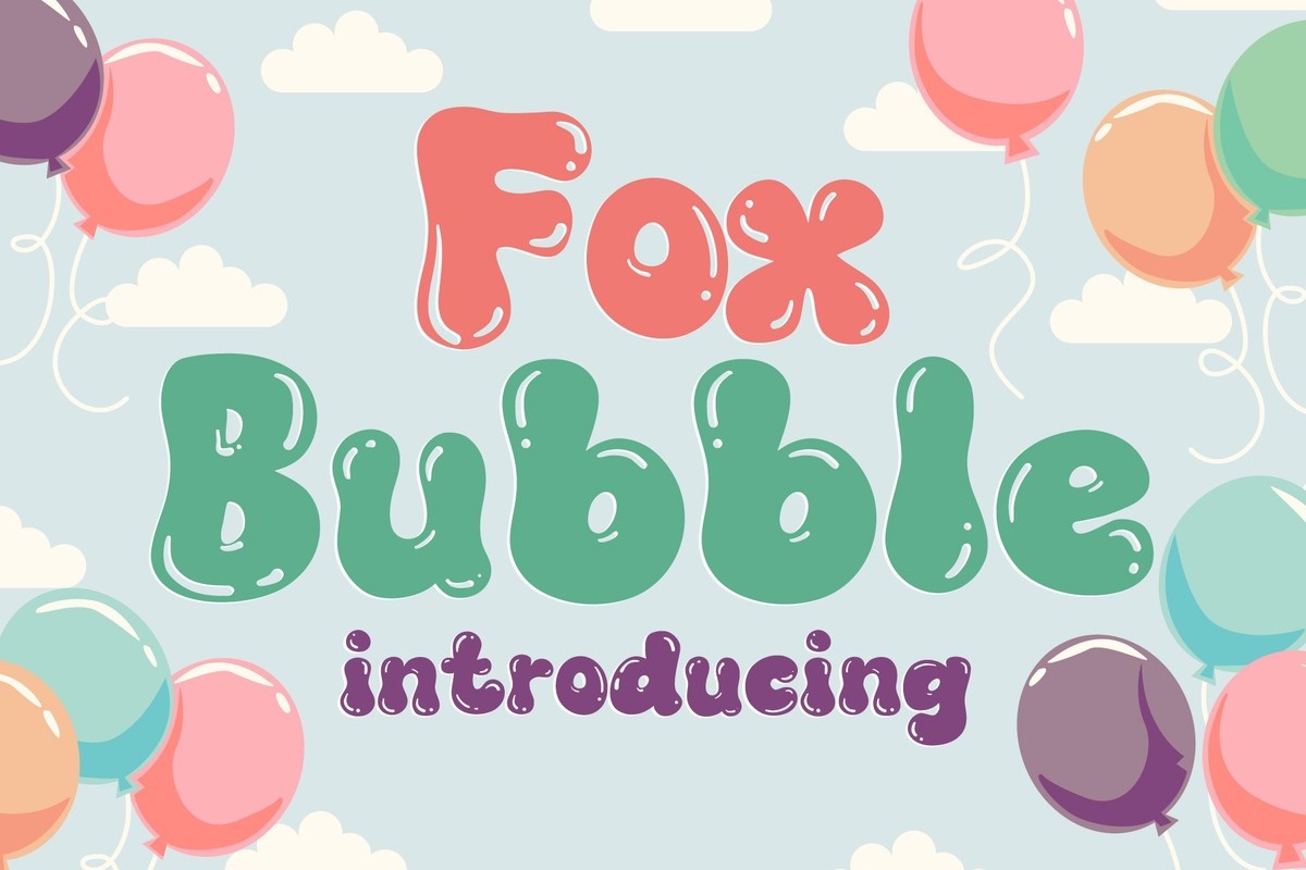 Font Fox Bubble