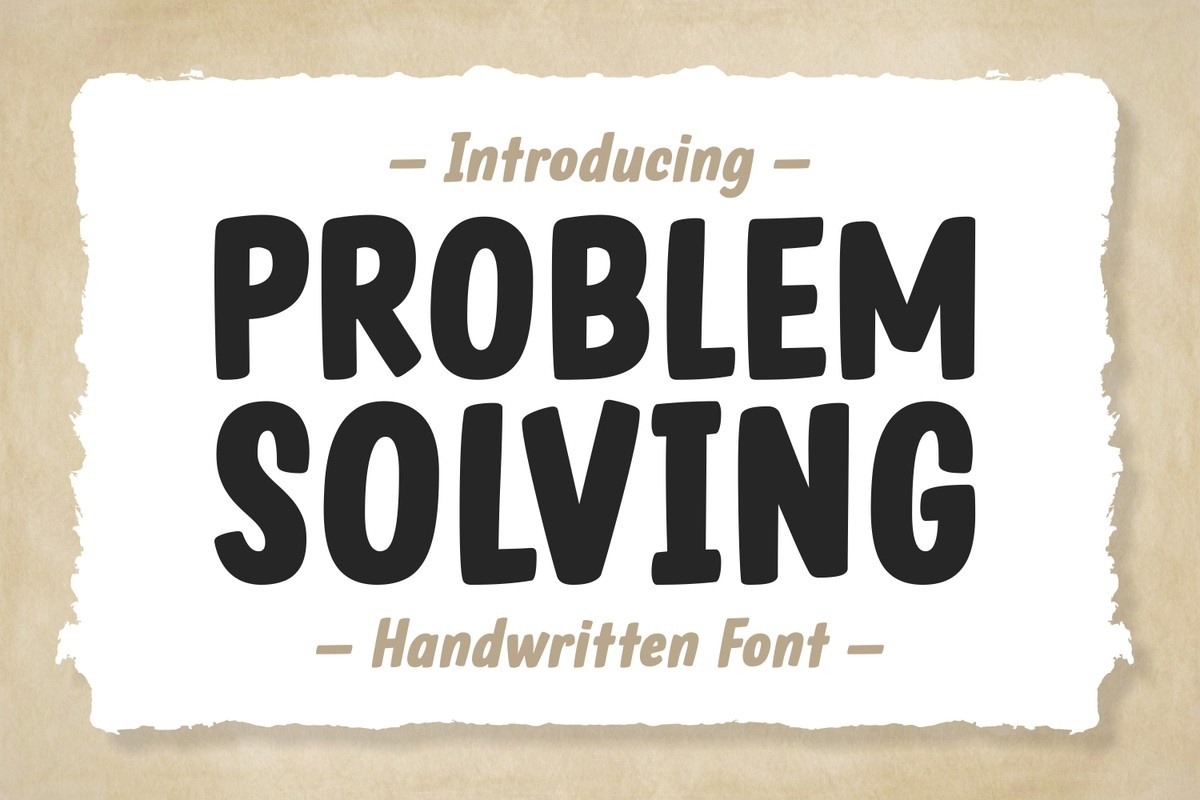 Font Problem Solving