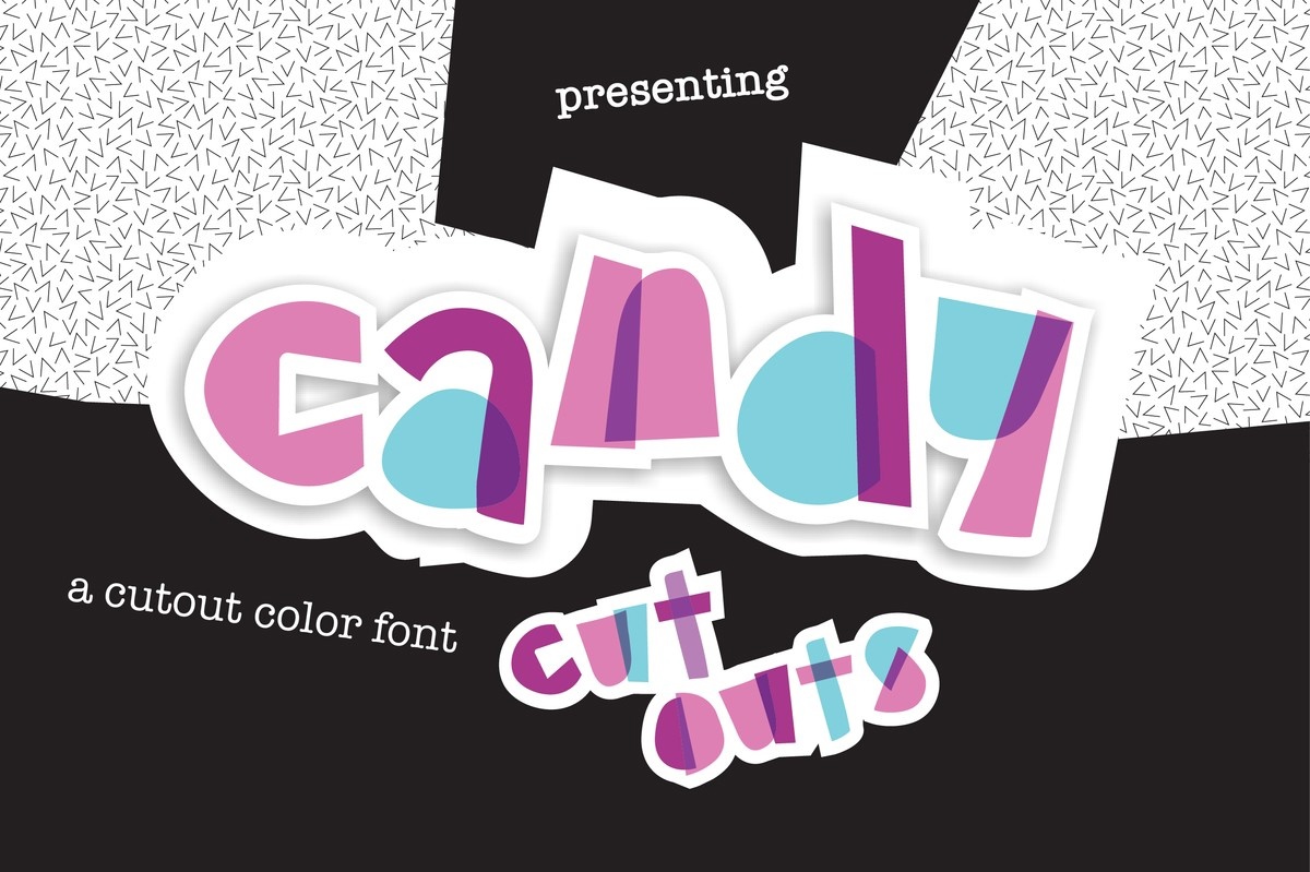 Font Candy Cutouts
