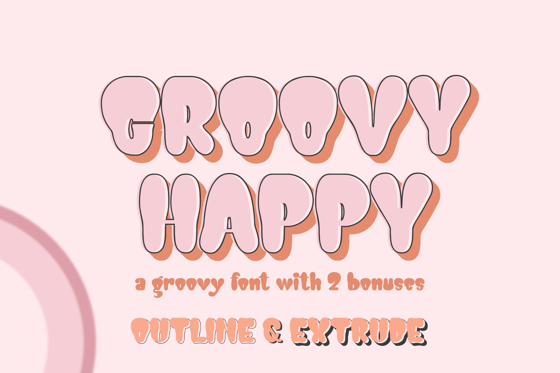 Font Groovy Happy