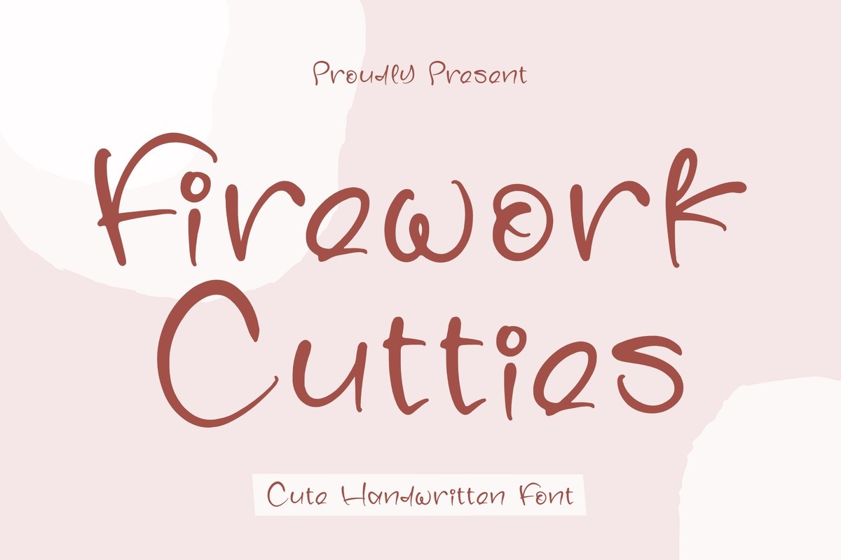 Font Firework Cutties