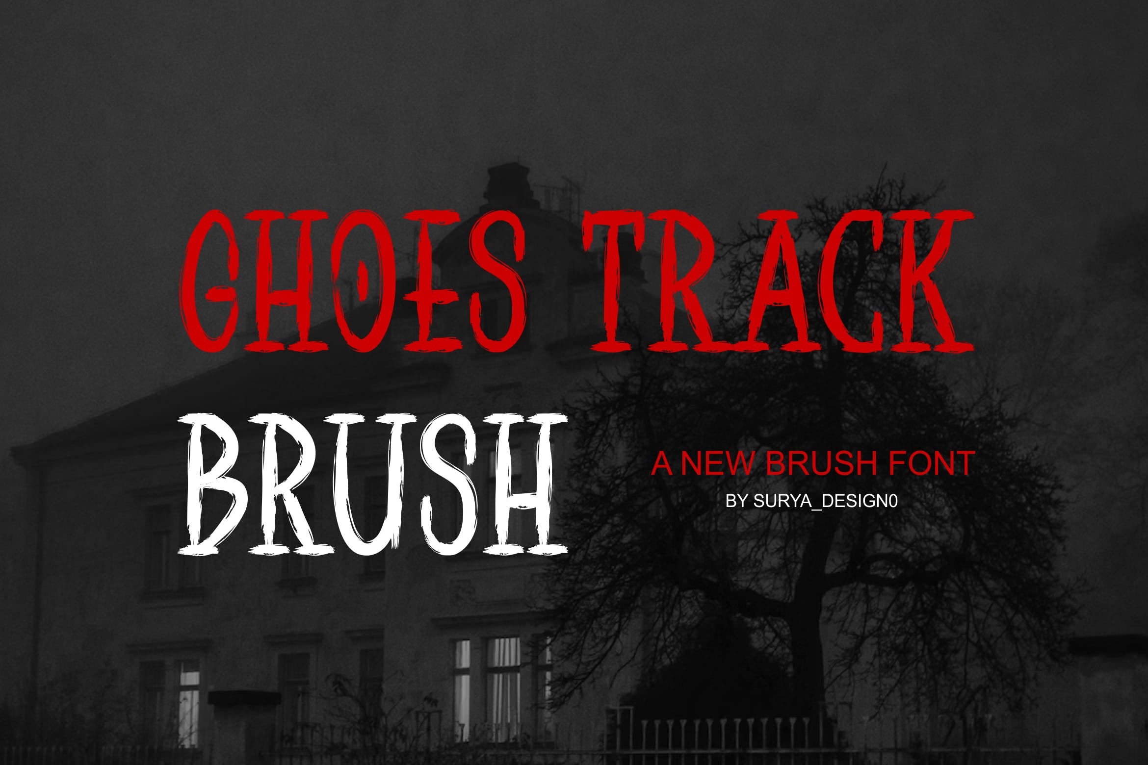 Font Ghoes Track Brush