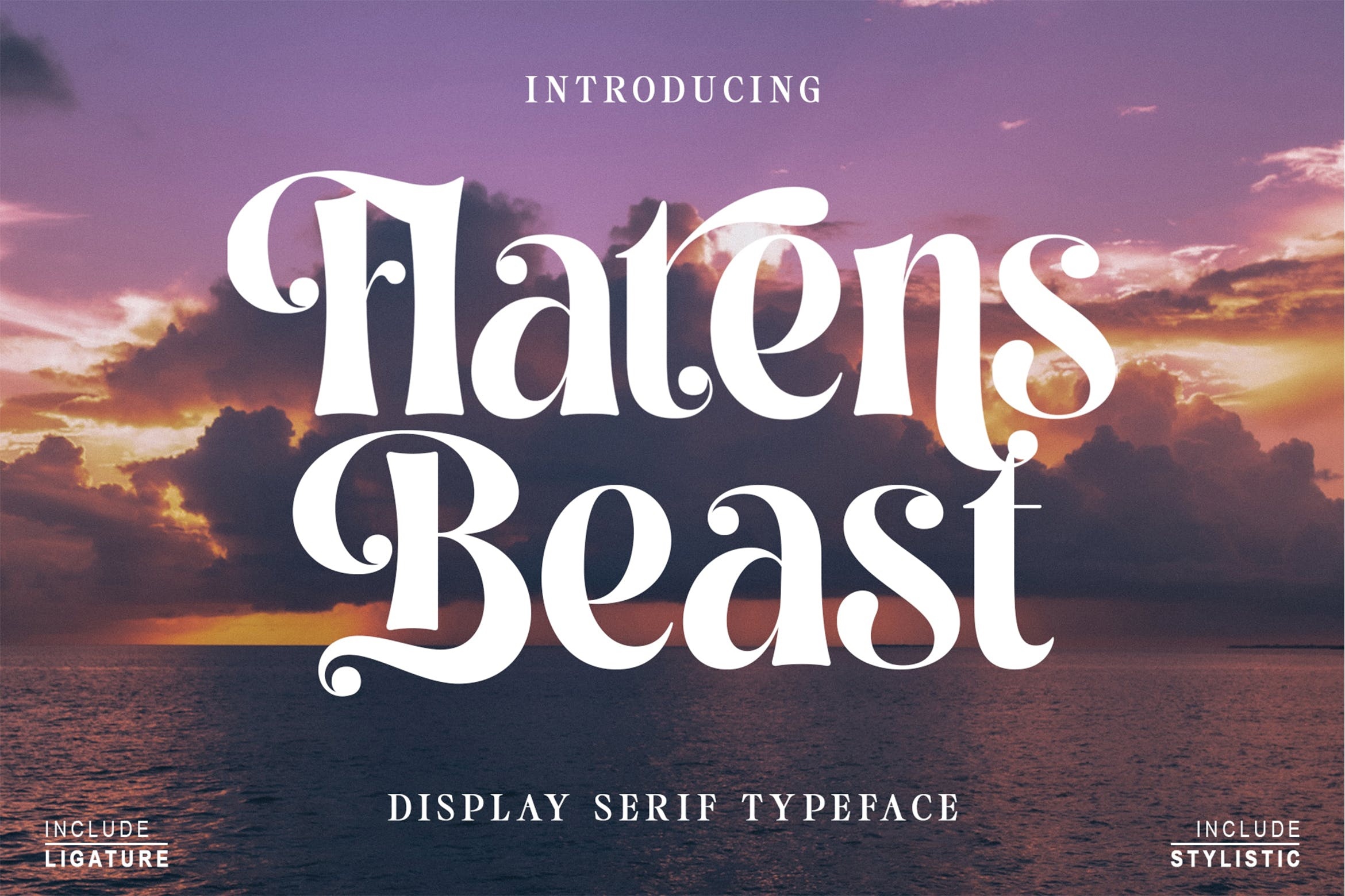 Font Flatens Beast