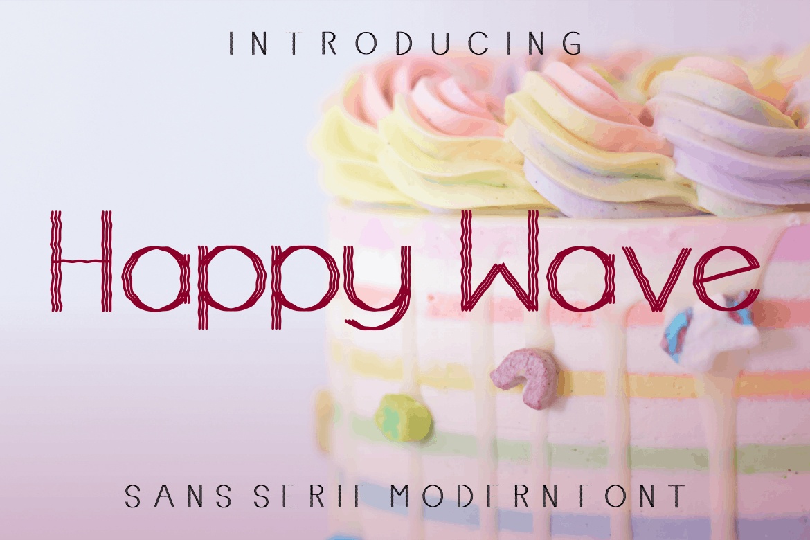 Font Happy Wave