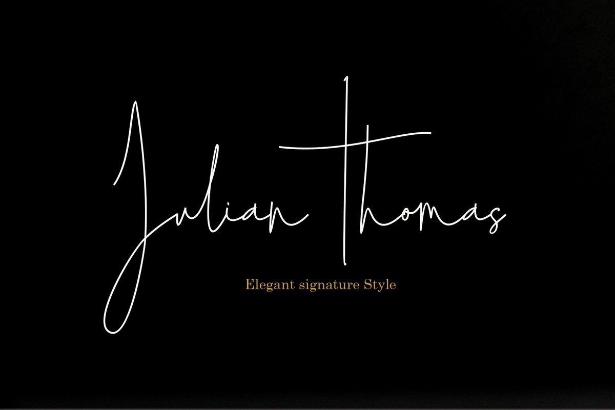 Font Julian Thomas