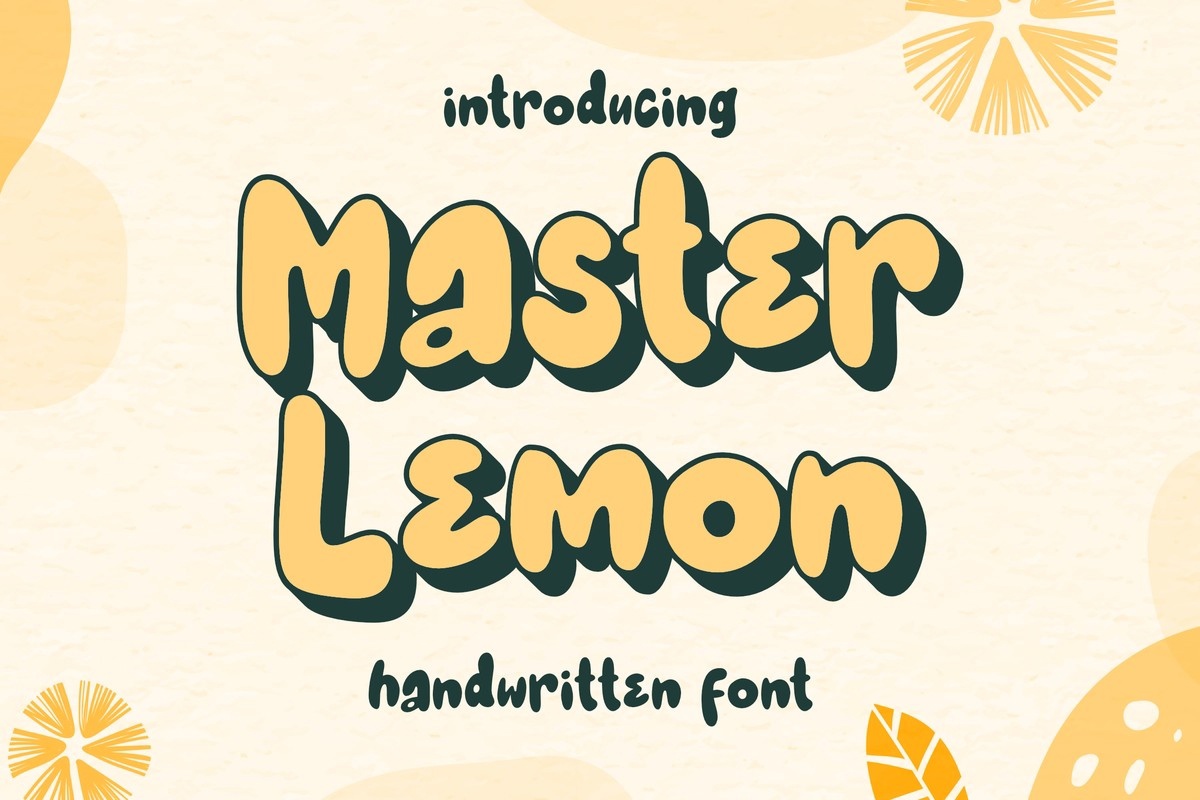 Font Master Lemon