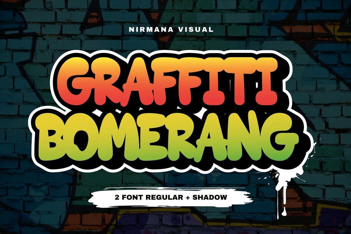 Font Graffiti Bomerang