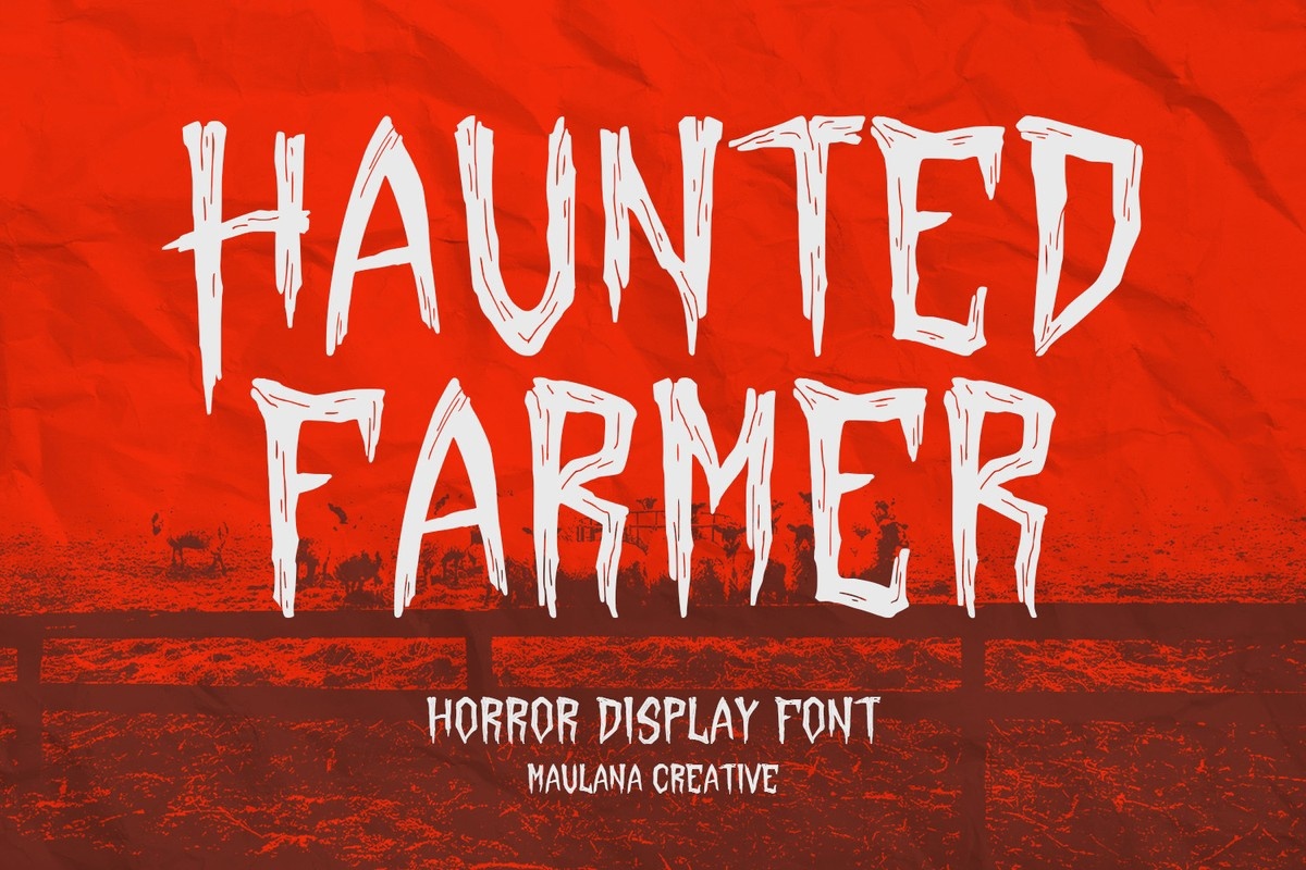Font Haunted Farmer