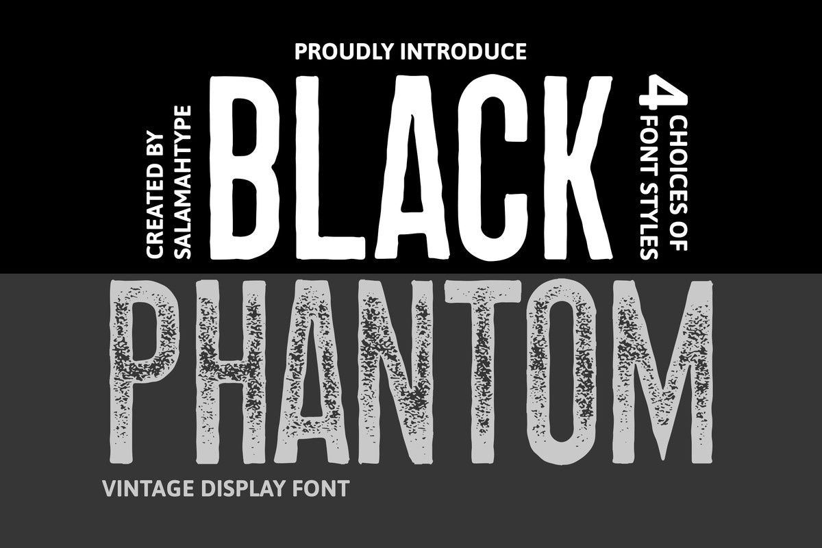Font Black Phantom
