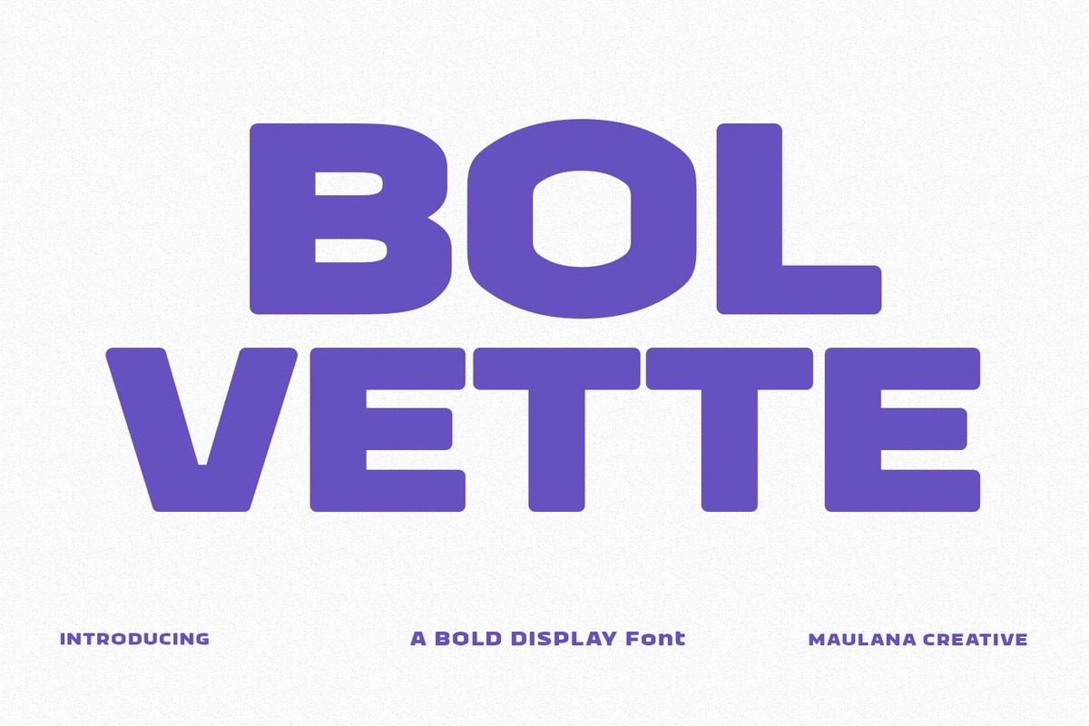 Font Bolvette