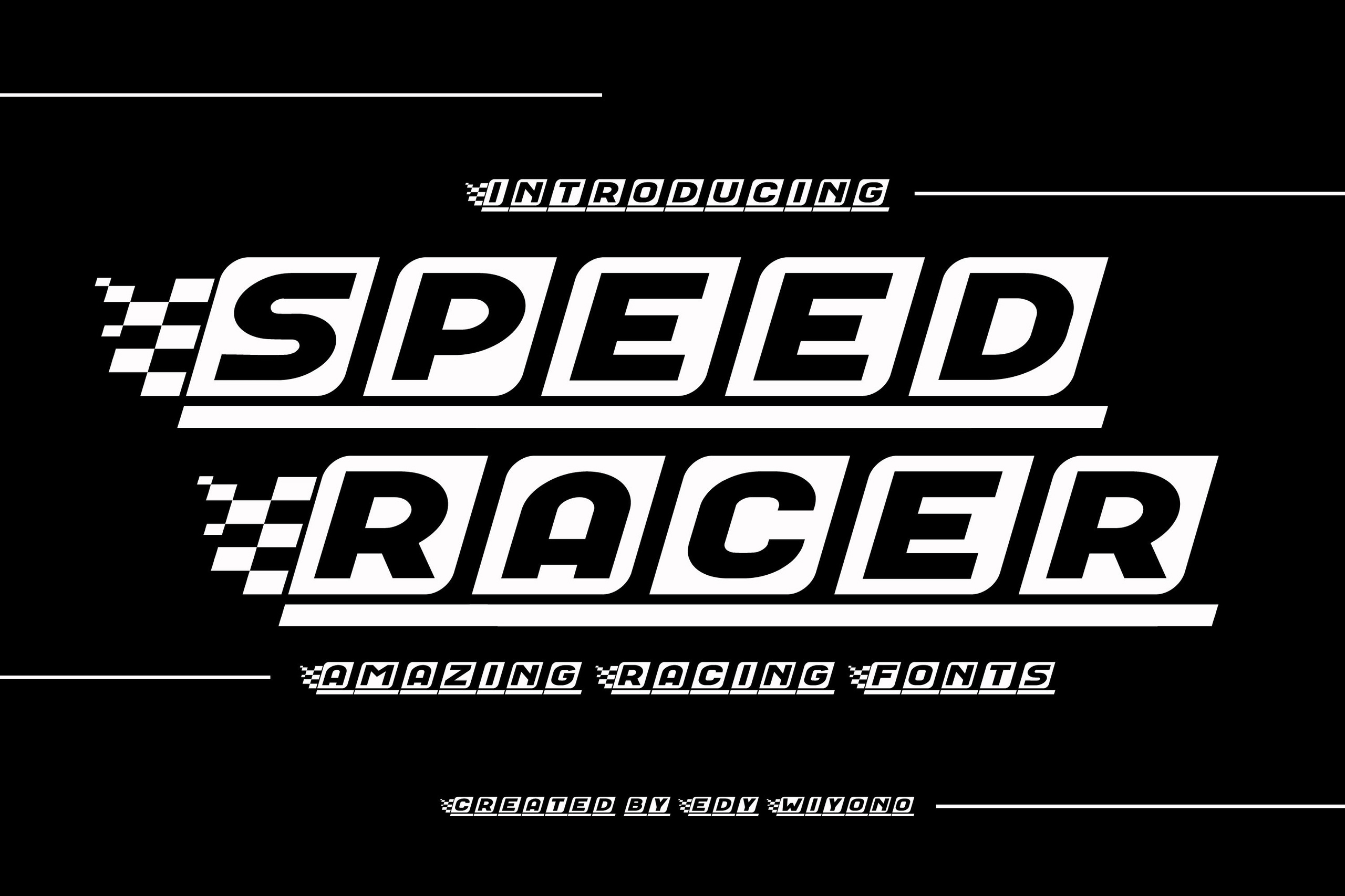 Font Speed Racer