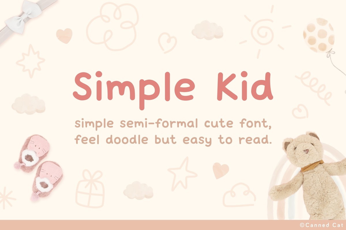 Font Simple Kid