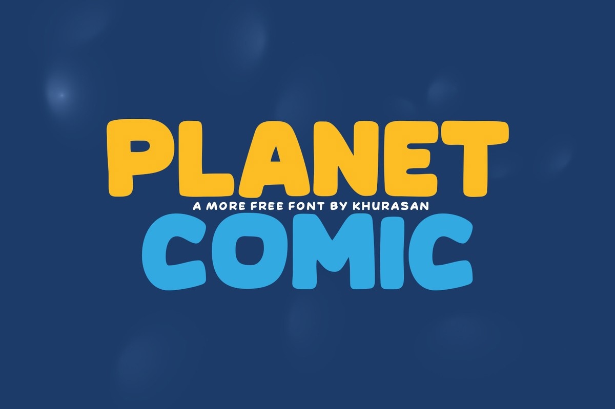 Font Planet Comic